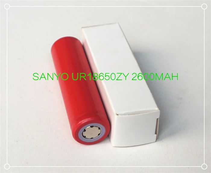 Литий ионная аккумуляторная батарея SANYO UR 18650 2600 мАч 3 7 в|rechargeable battery|cell 18650celle li-ion |
