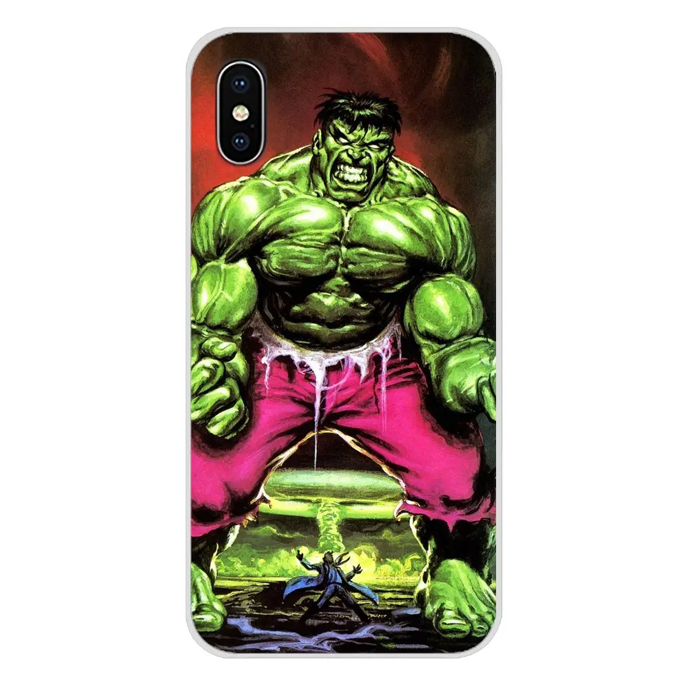 Чехол из ТПУ для Nokia 2 3 5 6 8 9 230 3310 1 7 Plus LG Q6 X Power Марвел комиксы Халк Crazy giants Robot Bruce |