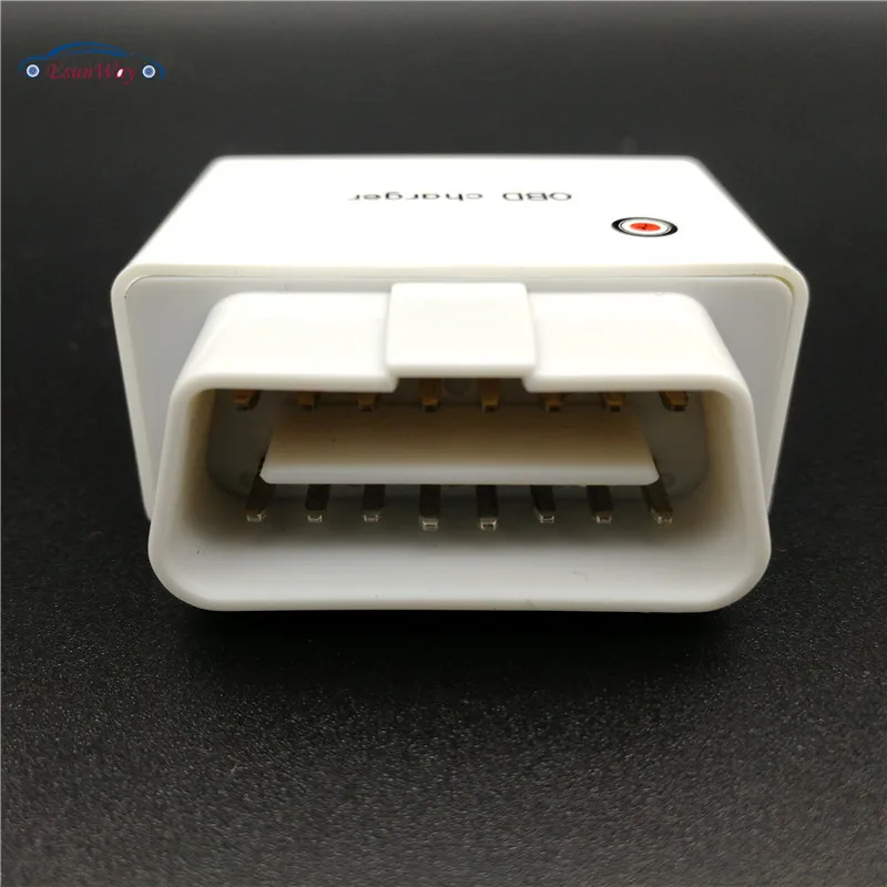 Воспроизведение и подключение OBD зарядное устройство зарядка с двумя USB быстрой