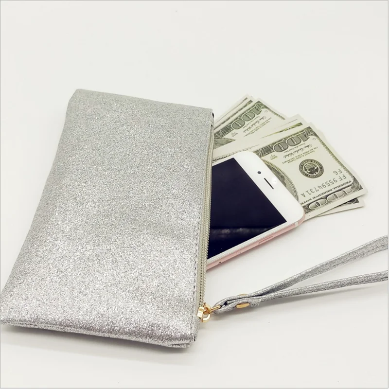 1 шт. модный блестящий кошелек для монет Детская сумочка девочек сумка-клатч на
