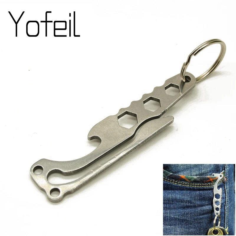

Camping Equipment EDC Multi Tool Keychain Tool Airport Keyring Survival Tool Outdoor Camping Accessories Hiking Equipment