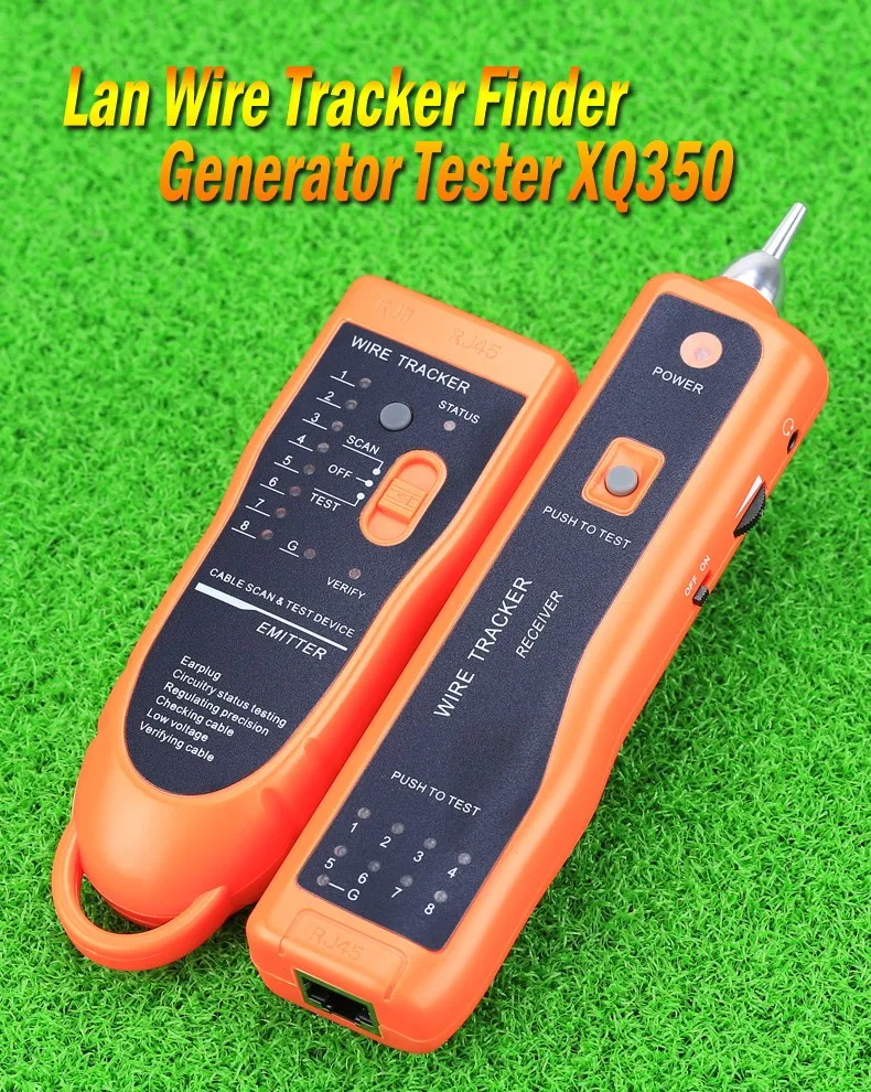 KELUSHI XQ-350 сетевой кабель Lan Трекер трассировщик RJ45/RJ11 Finder генератор тест er Диагностика сетевой Тест инструменты