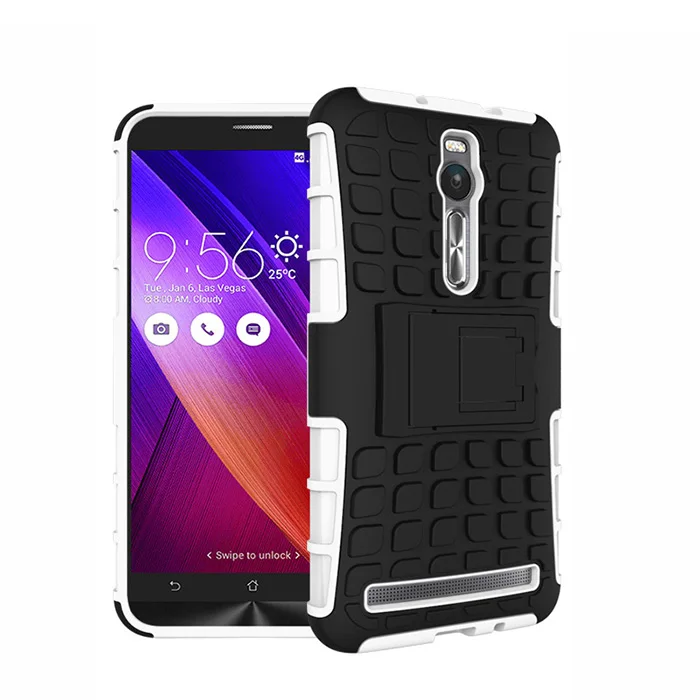 Чехол для Asus ZenFone 2 ZE550ML, защитный противоударный чехол Для Zenfone 2 ZE551ML, двойной защитный чехол для смартфона - Цвет: White