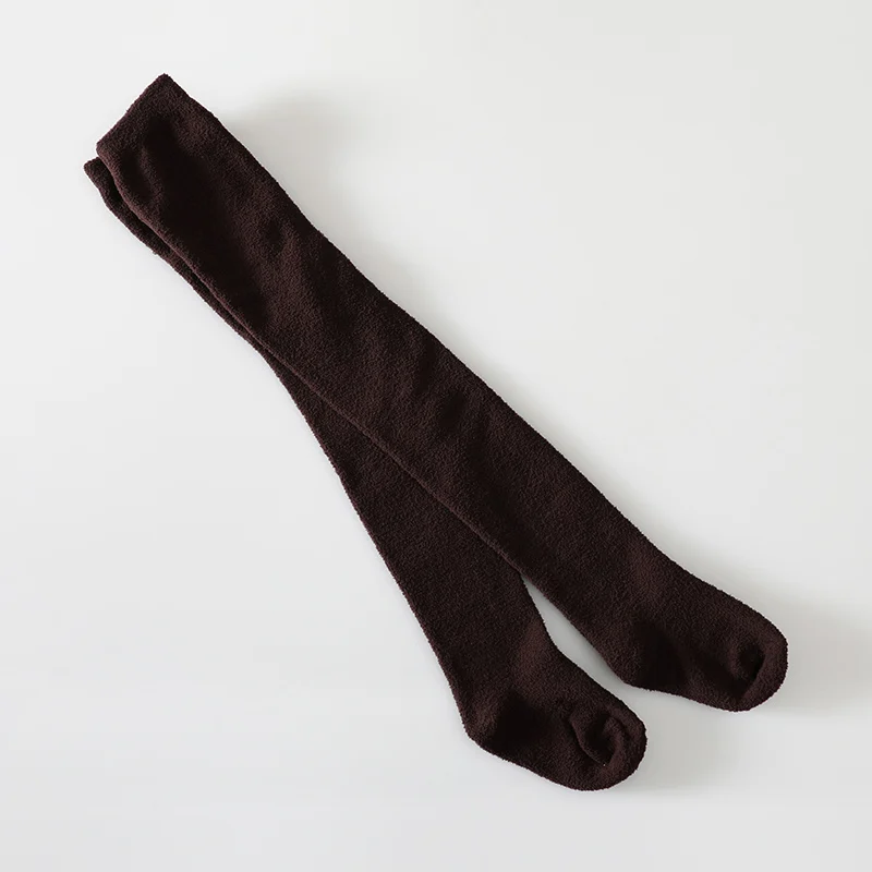 brown Muslinlife/Роскошная флисовая одежда в Корейском стиле; плотные теплые детские зимние колготки; удобные теплые плотные От 0 до 8 лет для девочек - Цвет: brown