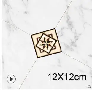 10 шт. DIY обои плитки стикер 12X12 см водонепроницаемый самоклеющиеся стены разрыв красота шов 3D стикер для ванной комнаты Кухня Декор - Цвет: 12X12CM