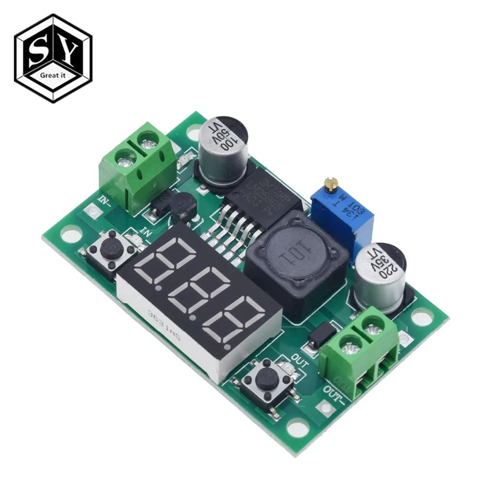 LM2596s lm2596hvs DC-DC понижающий модуль питания 3A Регулируемый понижающий модуль LM2596 регулятор напряжения 24 в 12 В 5 в 3 в