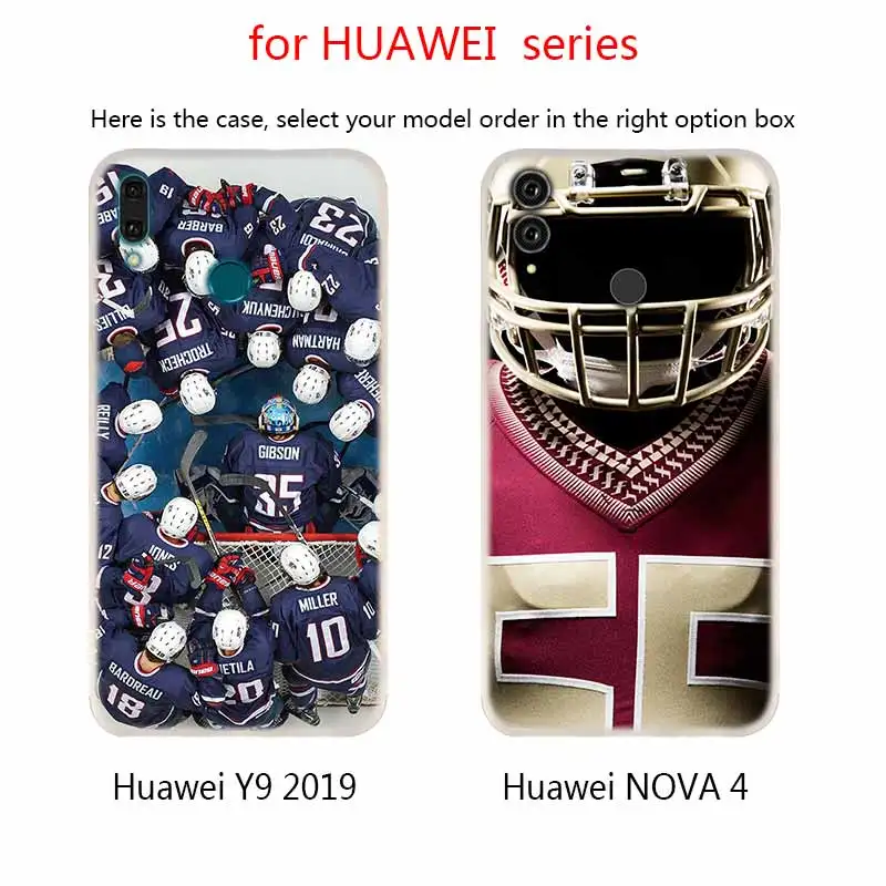 Воздушный хоккейный чехол мягкие силиконовые чехлы для Huawei Mate 10 Lite 20 Pro 20X S Y5 2017 Y9