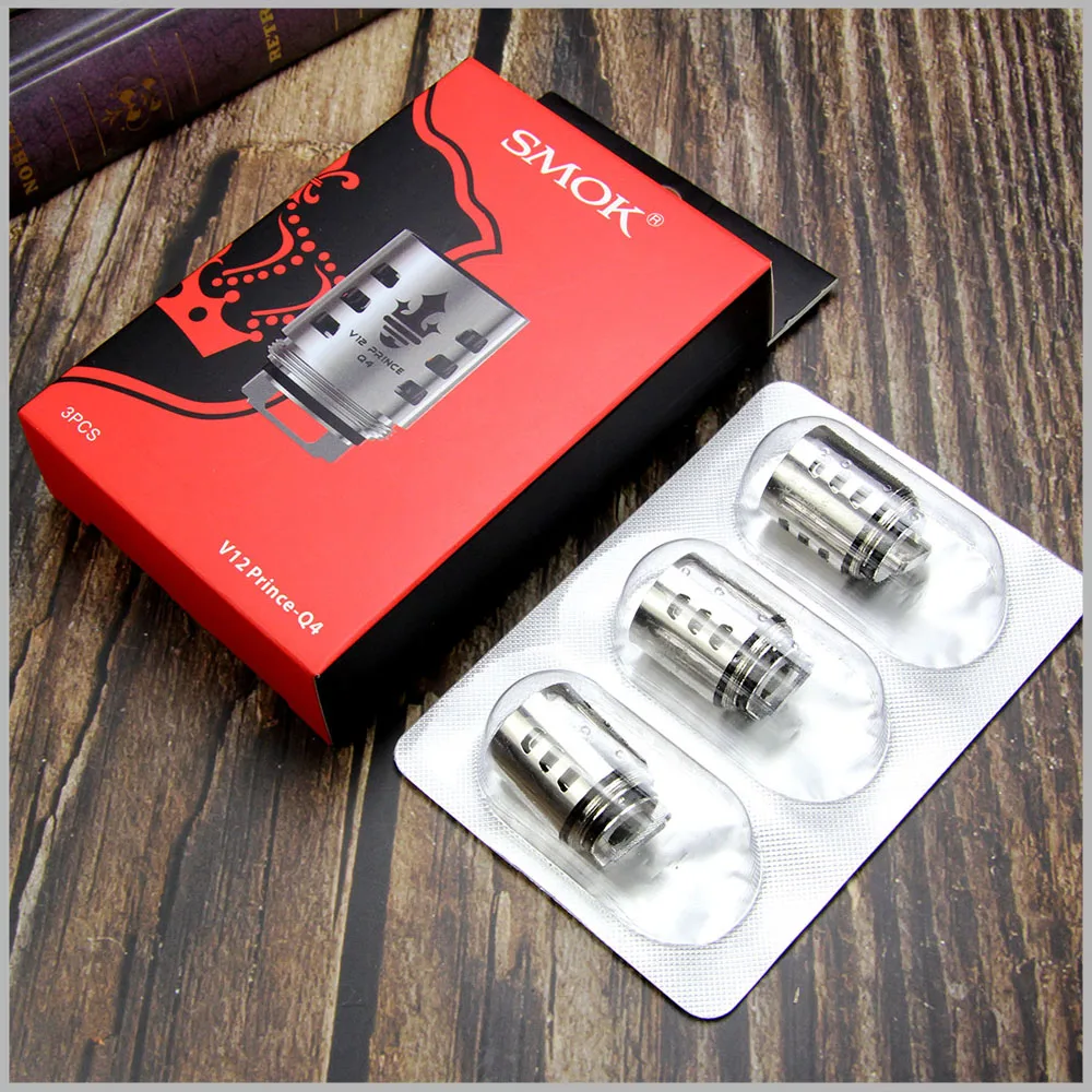 SMOK TFV12 Prince Coil V12 Prince RBA Q4 M4 X6 T10 Mesh dual mesh Core для TFV12 PRINCE Tank Eletronic сигаретные ядра