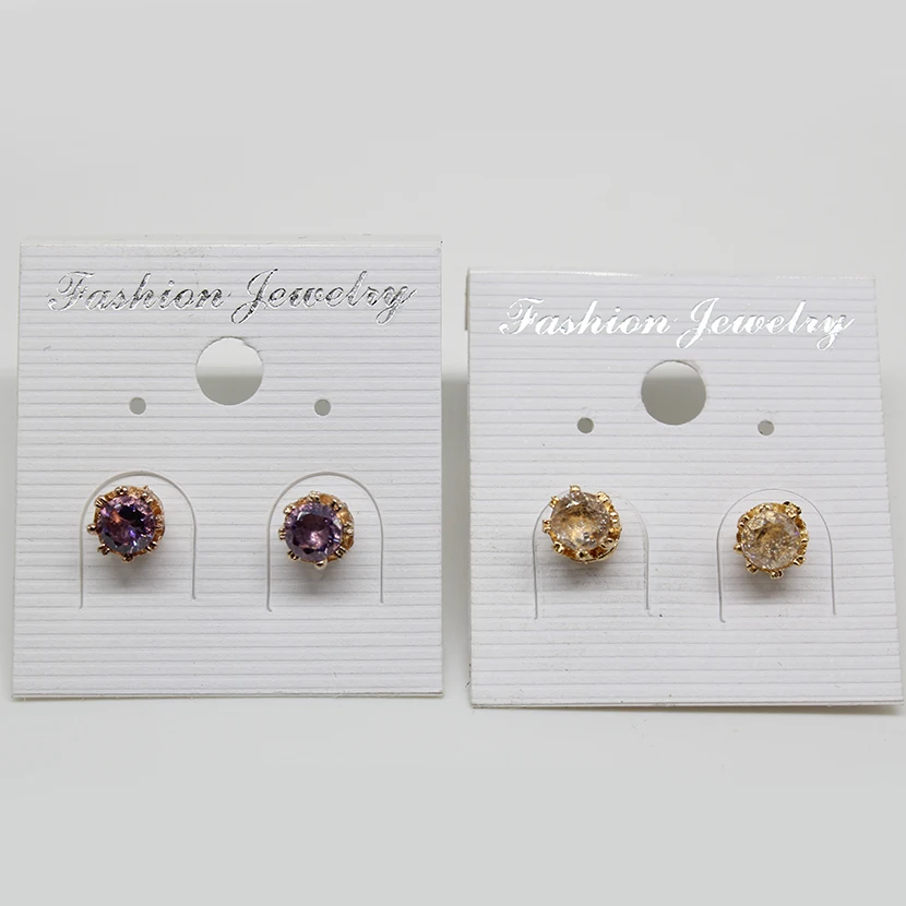 2018 новые модные Романтические ювелирные изделия круглые Кристальные