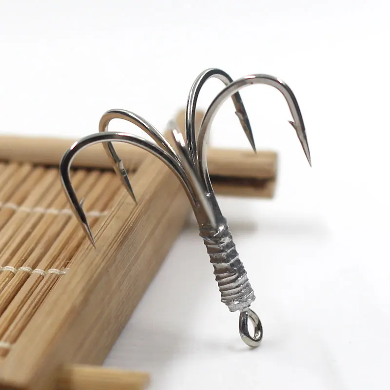 Carbon Steel High Strength Fishing Hooks Ultra Sharp 5 Anchor Carp Barbed Hook Explosion Squid Treble Pesca | Спорт и развлечения