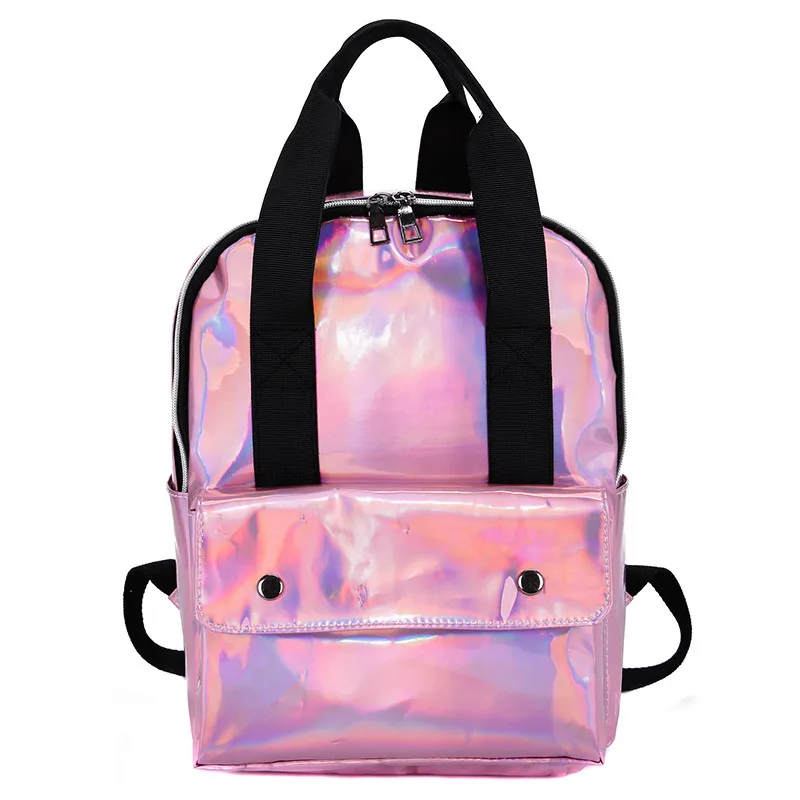 Розовый желтый яркий mochila escolar mujer модная пара школьный туристический рюкзак