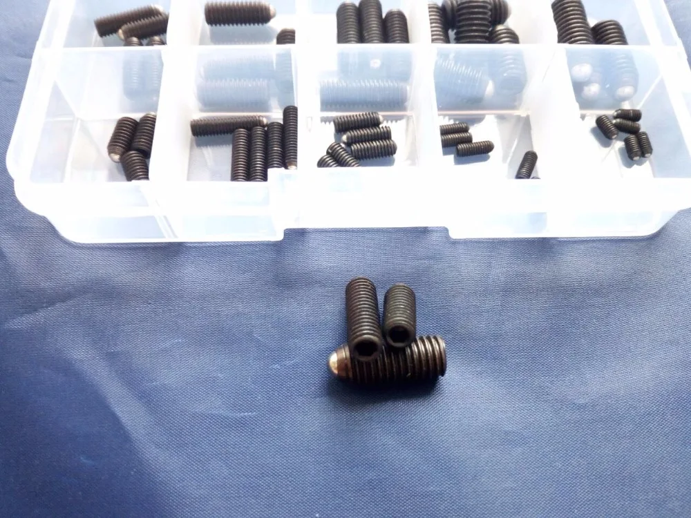 Винты с шестигранным углублением без головки 50 шт.|head bolt socket|bolt blackset |