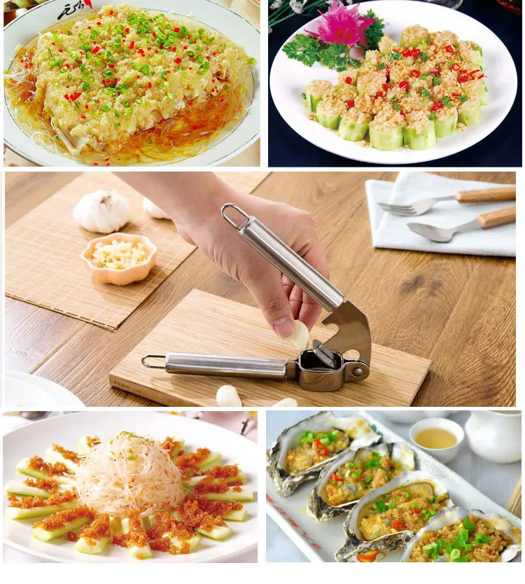 Пресс для чеснока и слайсер 2 в 1 алюминиевый чеснок имбирь мясорубка с нарезкой