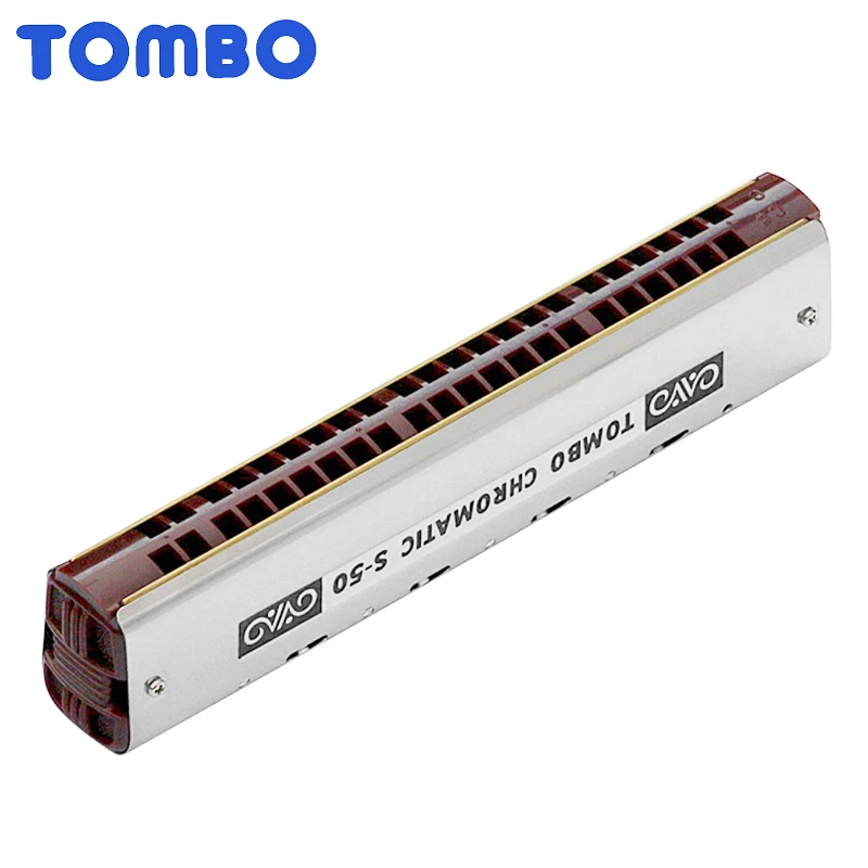 TOMBO NO.S 50 S50 Хроматическая одинарная гармоника с 44 отверстиями блюз Харп ключ