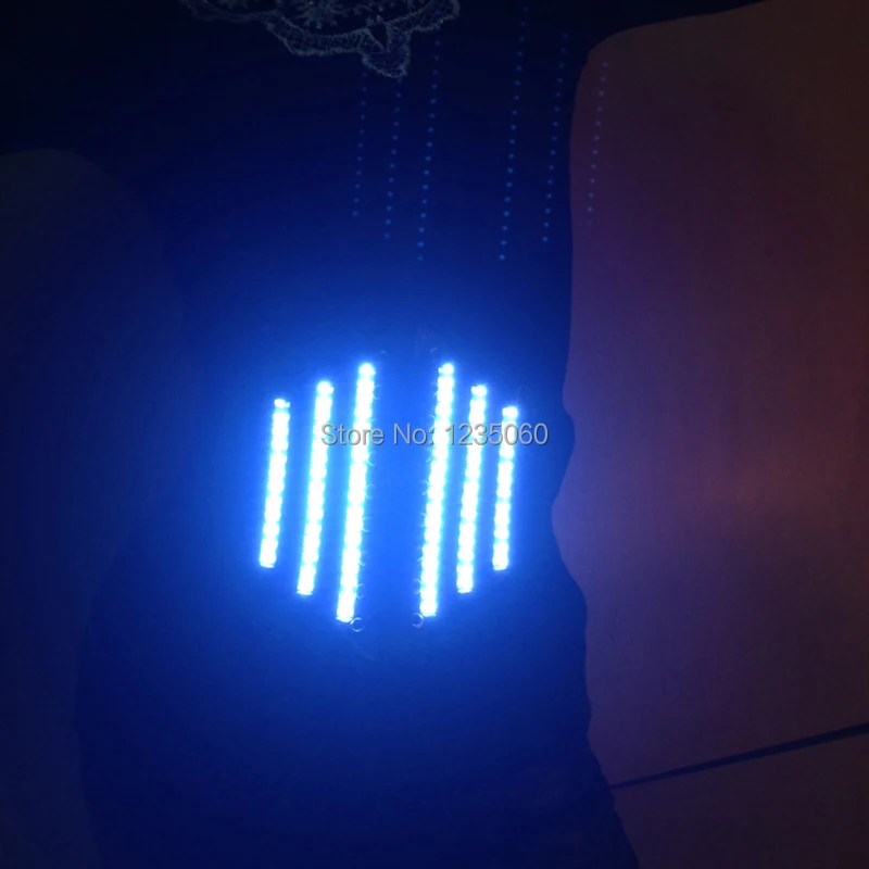 Новый дизайн светодиодных кристаллов женские костюмы светящийся костюм с поясом