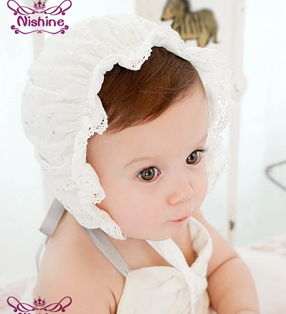 Nishine детский чепчик Sunbonnet блестящая Звезда принт для девочек хлопковый головной