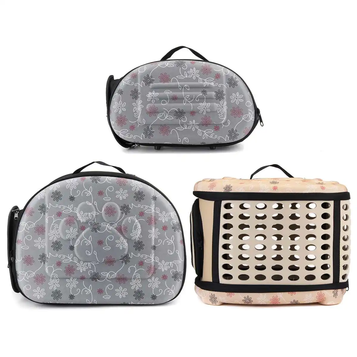 Foldable Premium EVA Pet Carrier Puppy Dog Cat Outdoor Travel Shoulder Bag for Small Dog Pets Soft Dog Kennel Pet Carrier Bag