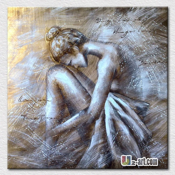 Silent ballerina oil painting modern arts gift for friends nice pictures on the living room reproduction canvas paintings | Дом и сад