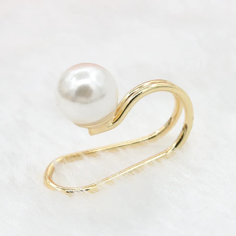 C Gold 1 шт. модные Хрустальные Звезды Крест круглые манжеты клип серьги для женщин очаровательные Горячие не пирсинга хрящей подарочные украшения для ушей - Окраска металла: C Gold