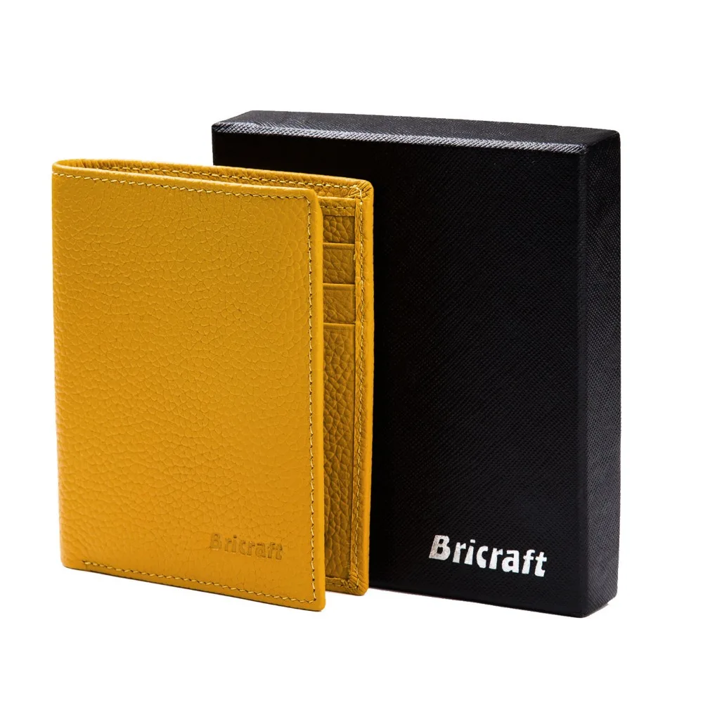 Вертикальные Женщин Кожаный Кошелек Блокирования RFID Кредитной Карты Держатель