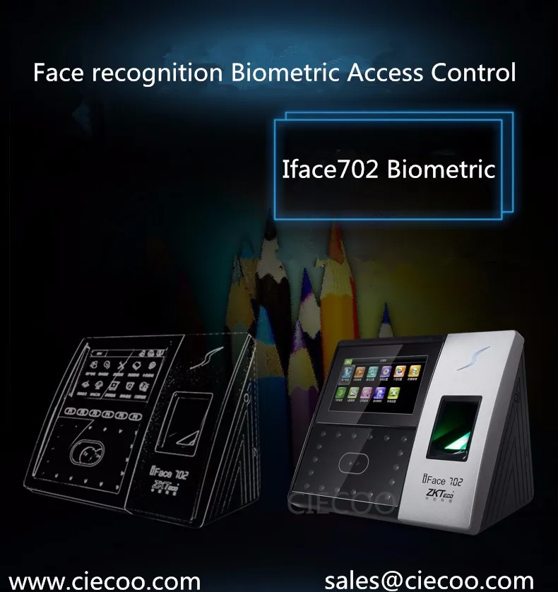 ZK multi CPU 630 МГЦ iface 702 датчик биометрические лица и отпечатков пальцев посещаемости