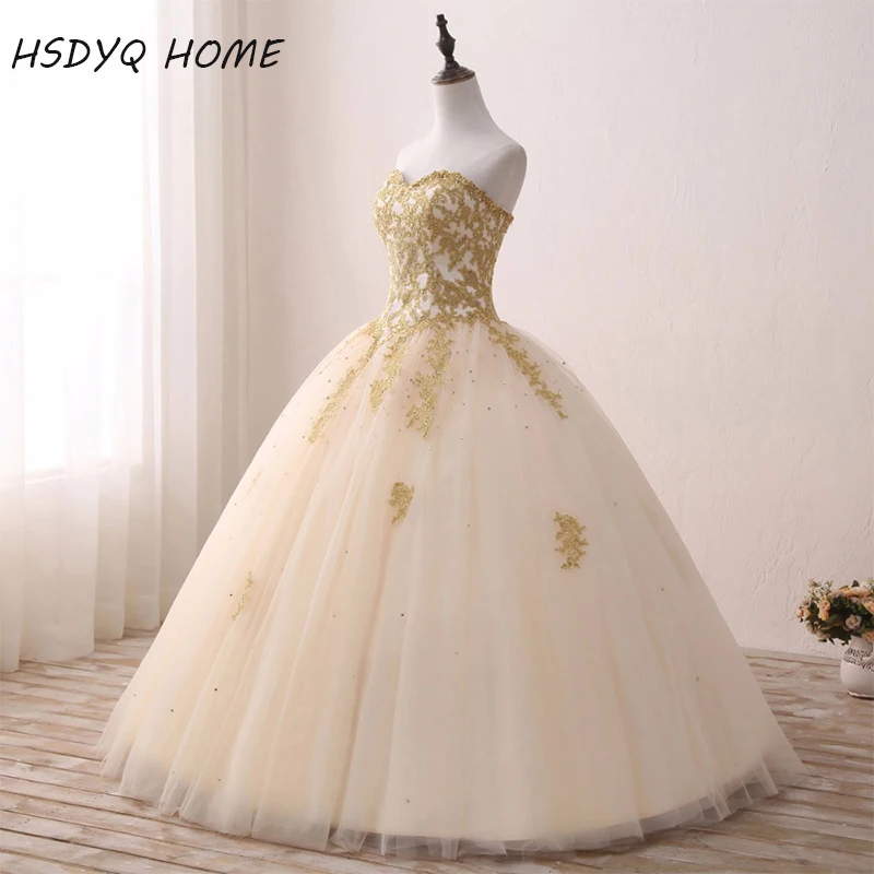 Бальное платье с золотой аппликацией для 15 лет бальное милой девушки платья