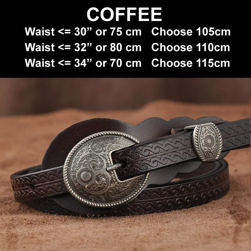 COFFEE Новые женские модные ремни из натуральной кожи, женский ремень на весну и лето, роскошные джинсовые платья, женские ремни высокого качества Ceinture Femme - Цвет: COFFEE