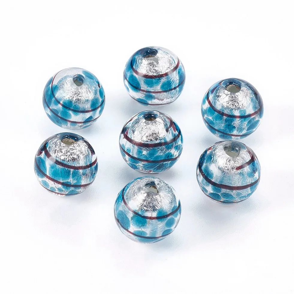 5 шт. бусины из фольги для изготовления ювелирных изделий|Бусины| |