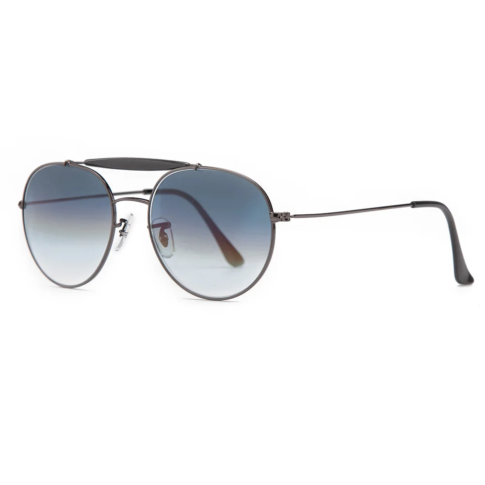 Боло. Ray ban 3540 Круглые Солнцезащитные очки для мужчин и женщин 55 мм стеклянные линзы в оправе из нержавеющей стали для вождения, зеркальные солнцезащитные очки oculos de sol Gafas UV400