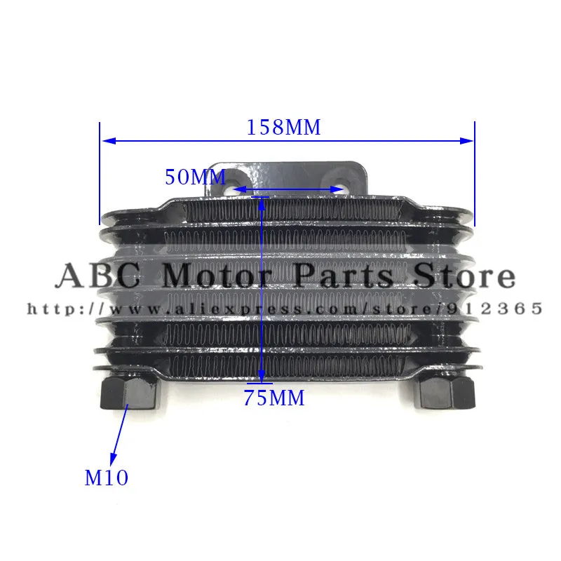 Oil cooler only Маленький масляный радиатор грязи питбайк обезьяна гоночный мотоцикл высокая производительность ремонт аксессуары Kayo BSE китайский 110 125CC - Цвет: Oil cooler only