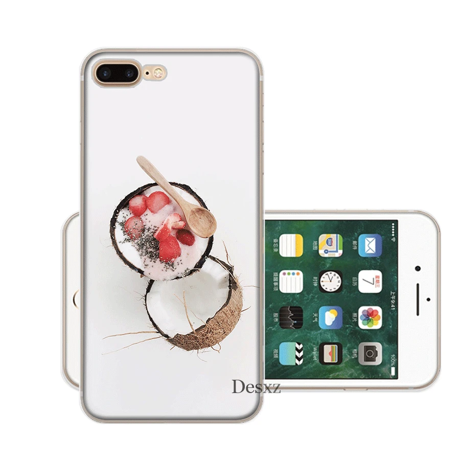 Чехол для мобильного телефона Desxz Food iPhone 6 6s 7 8 Plus 11 Pro X XS Max 5 5S SE |