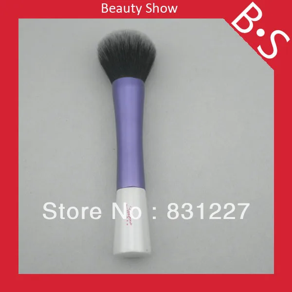 Профессиональная фиолетовая кисть для пудры с плоским дном Кисть