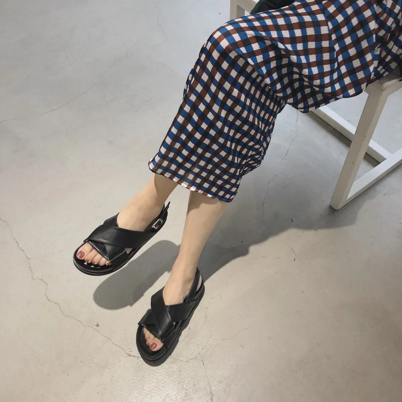 Повседневная Белая обувь, женские сандалии на платформе, zapatos de mujer, летняя новинка, chaussure femme, женские пляжные сандалии, sandalias mujer
