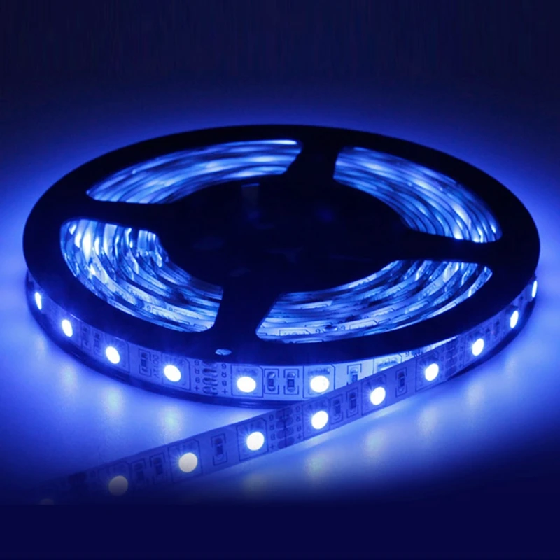 Светодиодная лента Водонепроницаемая 5 м SMD 5050 RGB с 44-кнопочным пультом