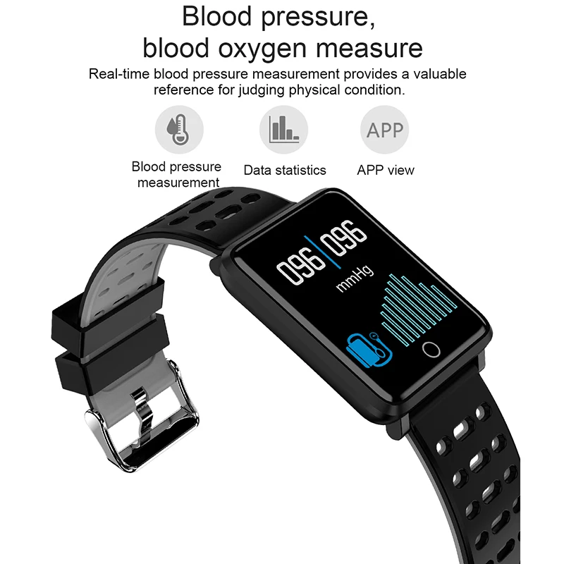 F3 умный Браслет цветной экран монитор сердечного ритма артериального давления