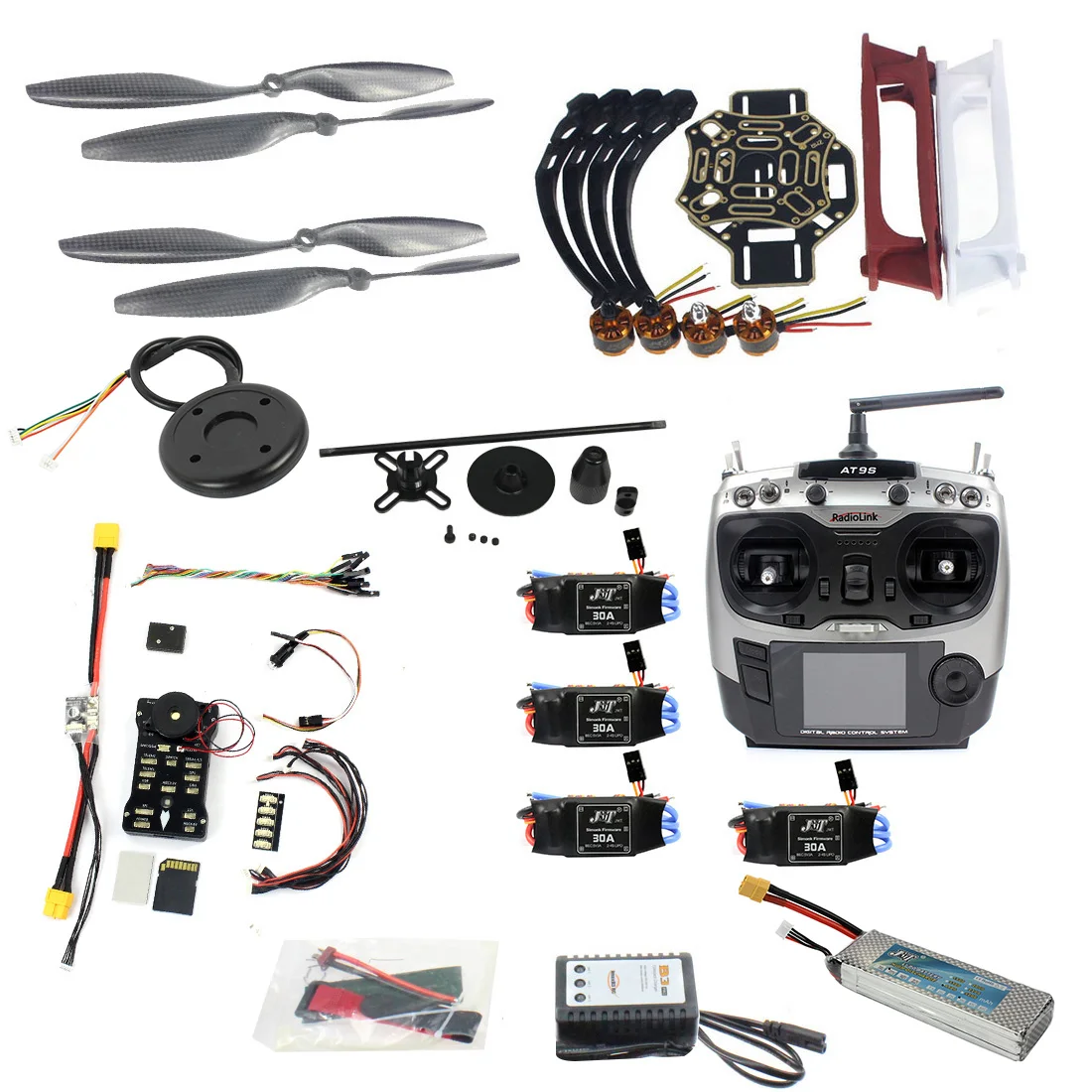 DIY FPV Дрон Квадрокоптер 4 осевой самолет комплект 450 рамка PXI PX4 управление полетом