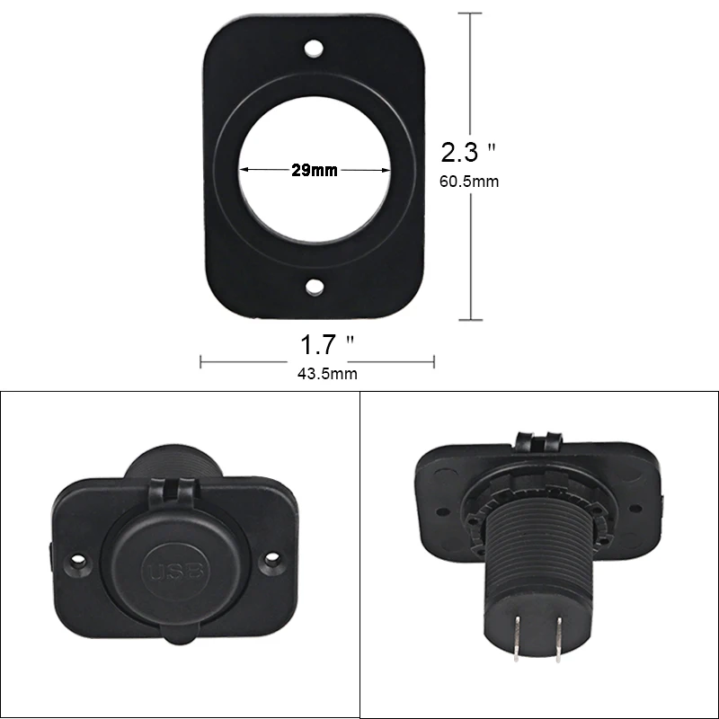 USB Автомобильное зарядное устройство крепление зарядка scoket прикуриватель вольт