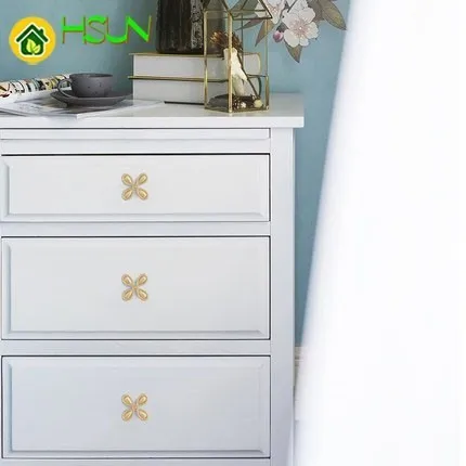 Шкаф для гардероба шкафчик с выдвижными ящиками Северная Европа твердый Золотой