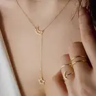 Оловянная женская короткая цепочка, чокер из натуральной Моаны, 2021, ожерелье со звездами