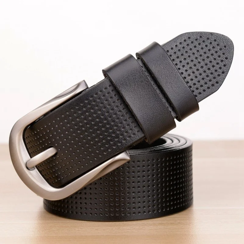 Ремень из натуральной воловьей кожи для мужчин и женщин роскошный брендовый