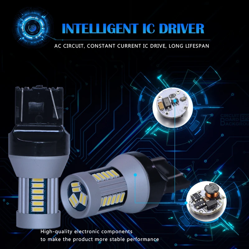 R8 2 шт. T20 7440 W21W светодиодный 7443 W21/5W ные лампы 4014 30SMD Автомобильные фары указатели