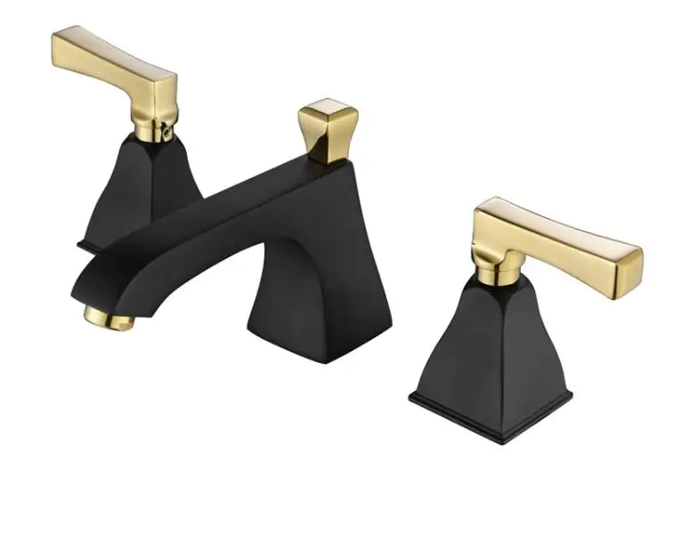 

New arrival wash basin faucet high quality gold finished widespread 8' bathroom sink faucet basin faucet,tap mixer