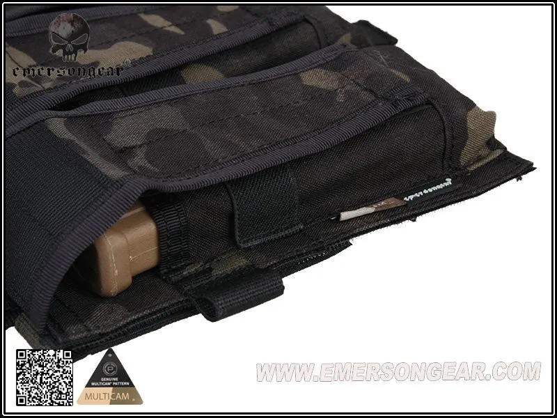 Emerson AVS Тройная журнальная сумка снаряжение для военных игр для страйкбола пейнтбол оборудование molle MAG EM9030 Мультикам цвет black Coyote
