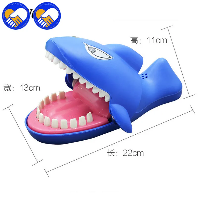 Игрушка мечты Забавные игрушки акула бульдог крокодил стоматолог кусает за