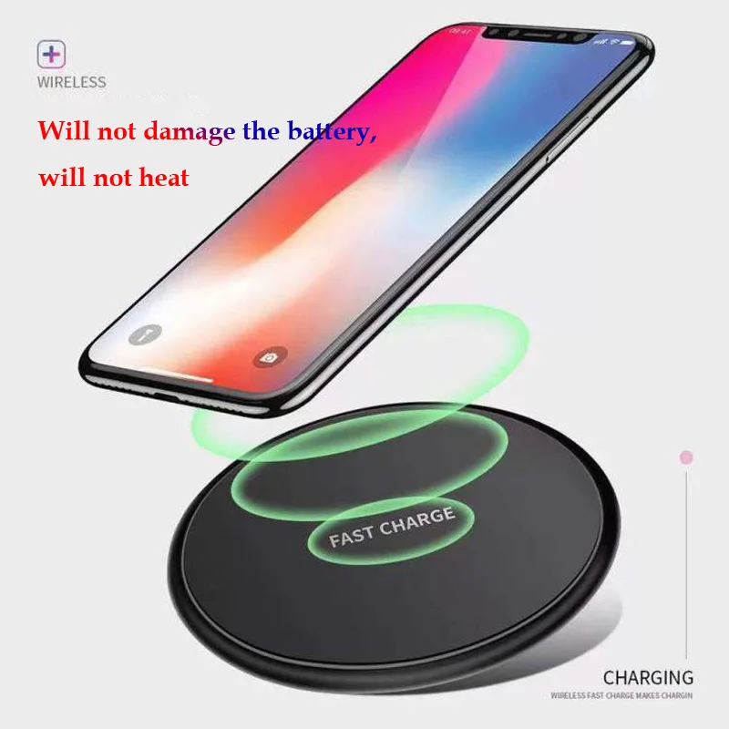 Новое зарядное устройство для телефона quick charge 3 0 беспроводное мощность 10 Вт