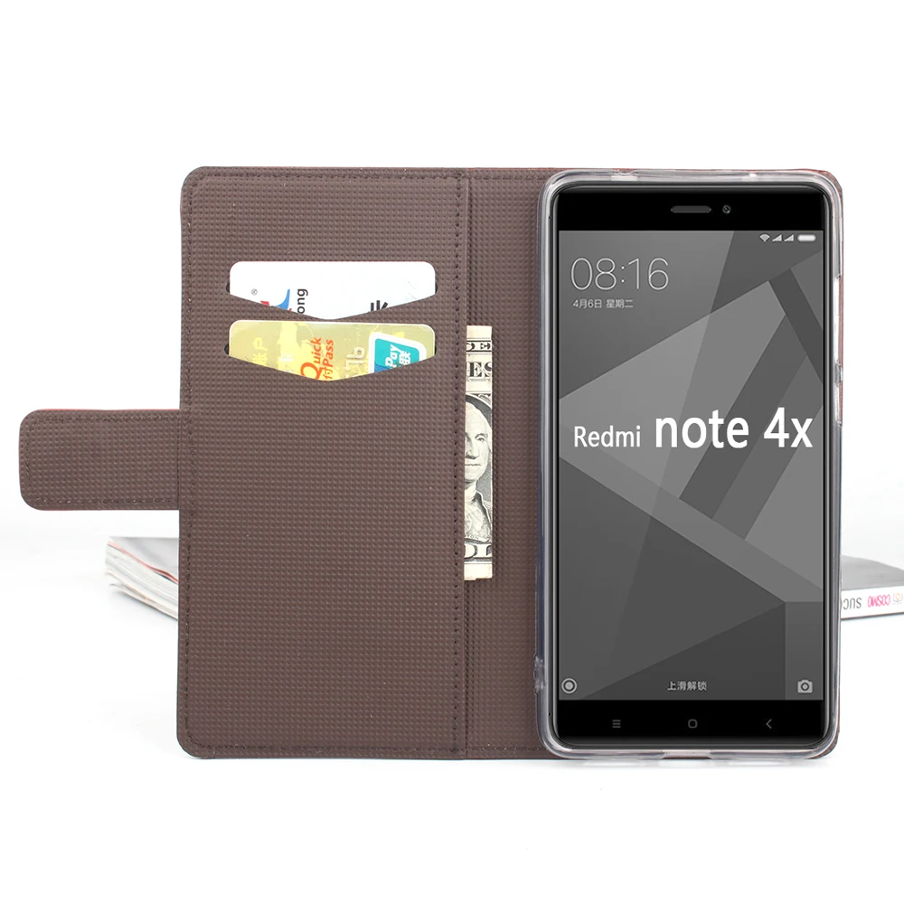 Флип чехол для Xiaomi Redmi Note 4 4X Pro телефон 3 ГБ ОЗУ 32 Гб ПЗУ Восьмиядерный процессор