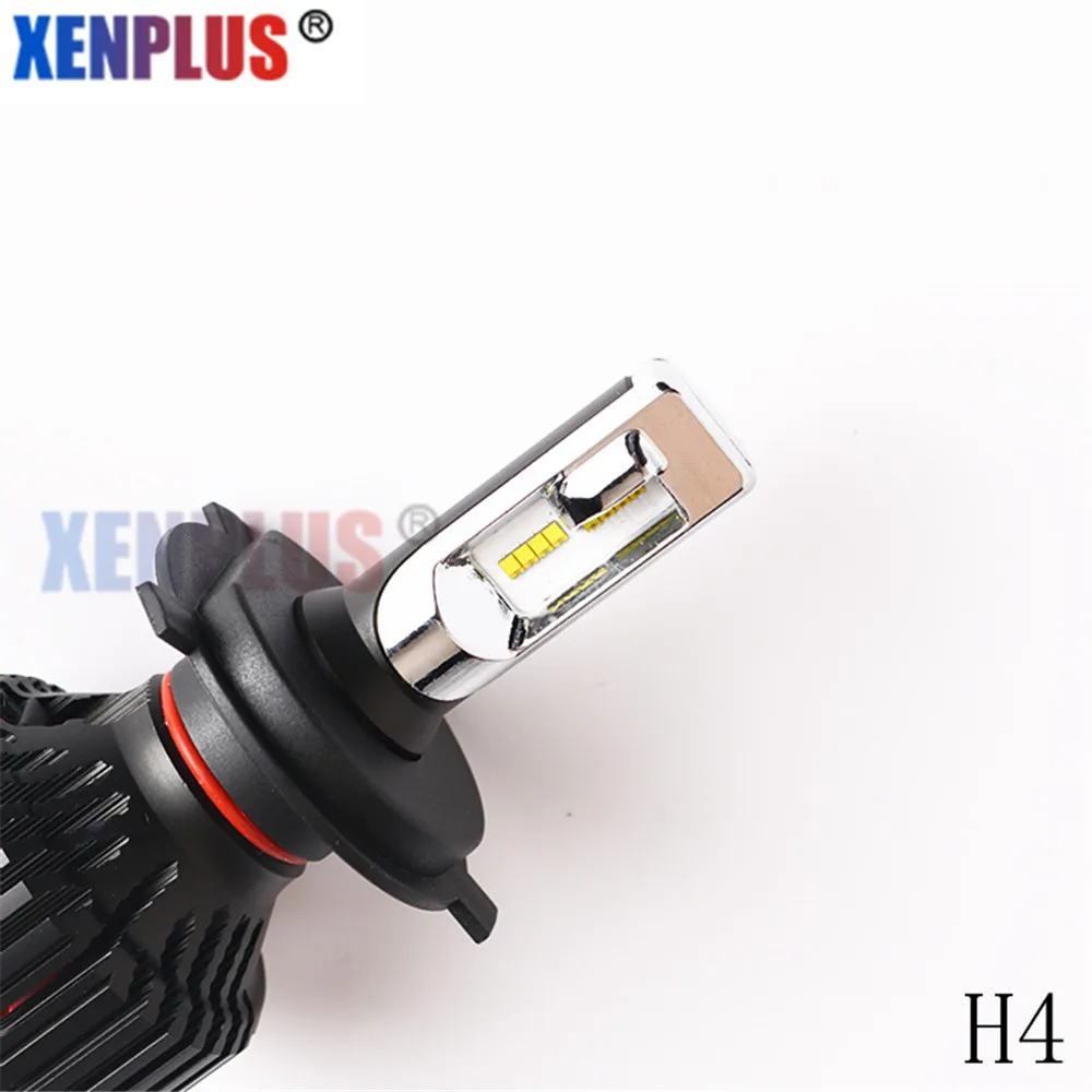 2 шт. Автомобильные светодиодные фары H4 H7 H13 H11 H9 HB3 HB4/9006 9004 9007 12 V 6500 K 8000lm E3 все-в-одном авто лампы Play-n-plug противотуманные фары