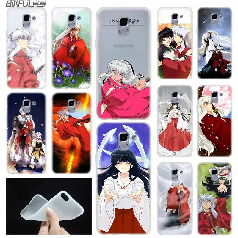 Inuyasha Japan Anime чехол из ТПУ силикона для Samsung Galaxy J6 J8 J3 J5 J7 J4 J2 J1 Plus 2018 2016 2017 EU Prime