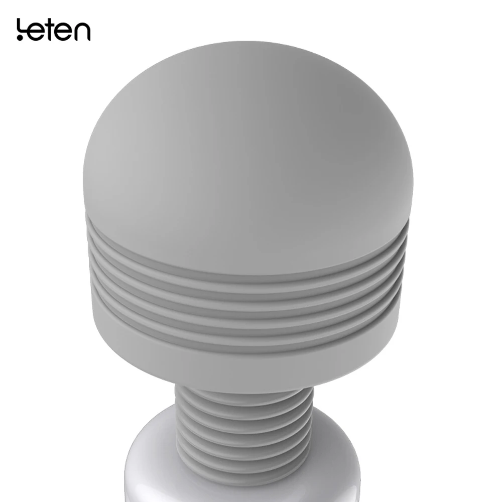 LETEN силиконовый USB Lightning AV Вибратор Волшебная палочка массажер огромная голова