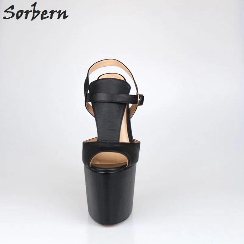 Sorbern/пикантные туфли на платформе и высоком каблуке 22 см большие размеры 40-47